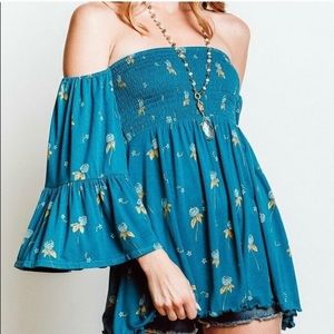Free People Lana Off the Shoulder Top